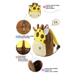 3D Cartoon Tiere - Plüsch Kinderrucksack - Schultasche