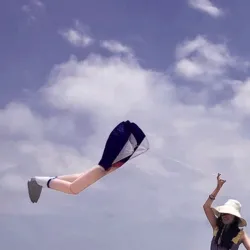 Cometa3D large legs kite - inflatable with kite line