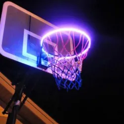 Oświetlenie LED do obręczy do koszykówki - lampa indukcyjna - zmienne kolorySport & Outdoor