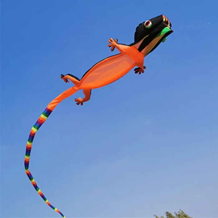 Stor ödla - gecko - drake - uppblåsbar - enkellina - 12m