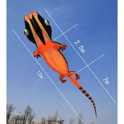 CometaLagarto grande - gecko - cometa - inflable - línea simple - 12m