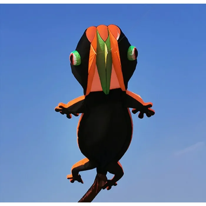 CometaLagarto grande - gecko - cometa - inflable - línea simple - 12m