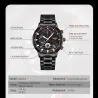 NIBOSI - montre de luxe pour homme - étanche - Quartz - acier inoxydable