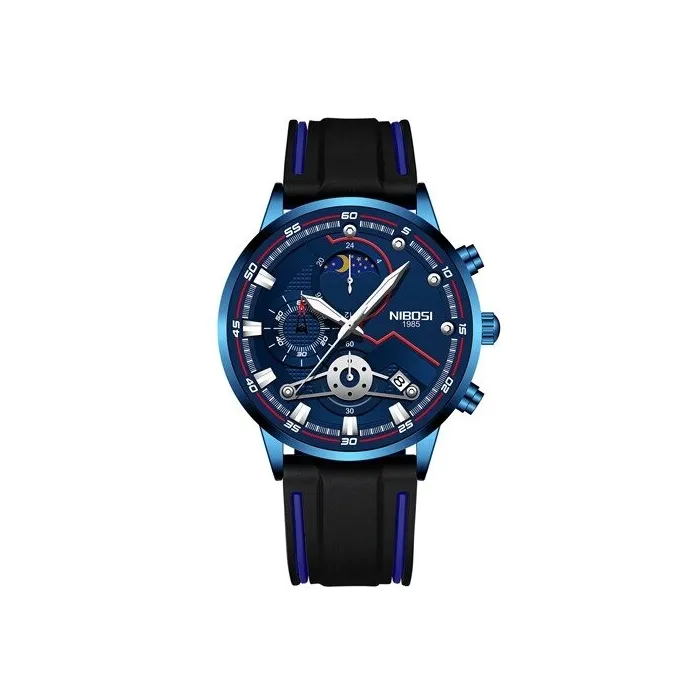 copy of NIBOSI - luxe herenhorloge - waterdicht - Quartz - roestvrij staalHorloges