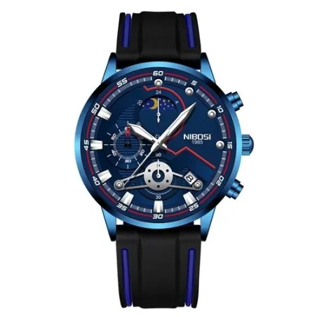 copy of NIBOSI - luxuriöse Herrenuhr - wasserdicht - Quarz - Edelstahl