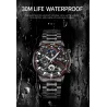 NIBOSI - montre de luxe pour homme - étanche - Quartz - acier inoxydable