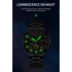 NIBOSI - montre de luxe pour homme - étanche - Quartz - acier inoxydable