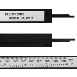 CalibradorPinza digital de 6 pulgadas y 150 mm - regla - medición de precisión - fibra de carbono