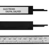 CalibradorPinza digital de 6 pulgadas y 150 mm - regla - medición de precisión - fibra de carbono