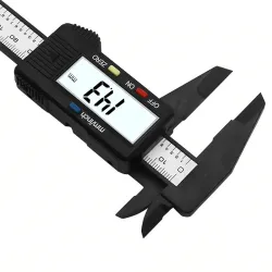 6 tum 150 mm digital kaliper - linjal - precisionsmätning - kolfiber