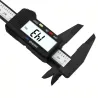 6 tum 150 mm digital kaliper - linjal - precisionsmätning - kolfiber