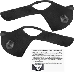 Gezichts-/mondbeschermingsmasker - antibacterieel - met actieve koolfilters PM 2.5Mondmaskers