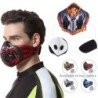 Antybakteryjna maska na twarz - sportowa / rowerowa / wiatroszczelna / pyłoszczelna - z filtrem z węglem aktywnymMaski na usta