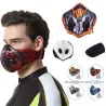Outdoor sports cycling face mask - windproof - breathing - filter