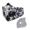 Antibacterieel gezichtsmasker - sport / fietsen / winddicht / stofdicht - met actief koolfilterMondmaskers