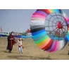 CometaColorful rainbow with spider - large kite - 2.5m