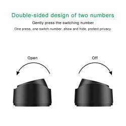 Luminous carphone number parking card - automobile accessories