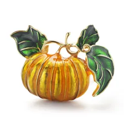 BrochesCalabaza de Halloween - broche de esmalte