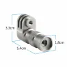 GoPro - caméra d'action - support de roue de vélo - moyeu de roue - support de support - acier