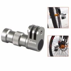 GoPro - action camera - supporto per ruota bicicletta - mozzo ruota - supporto staffa - acciaio