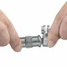 GoPro - caméra d'action - support de roue de vélo - moyeu de roue - support de support - acier