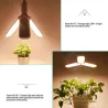 LED plantengroeilamp - fito-lamp - full spectrum - buis - opvouwbaar - 4 stuksKweeklampen