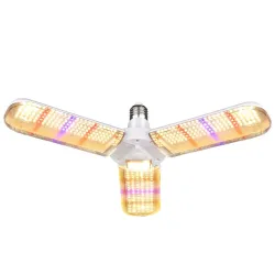 LED Pflanzenlampe - Fito-Lampe - Vollspektrum - Röhre - faltbar - 4 Stück