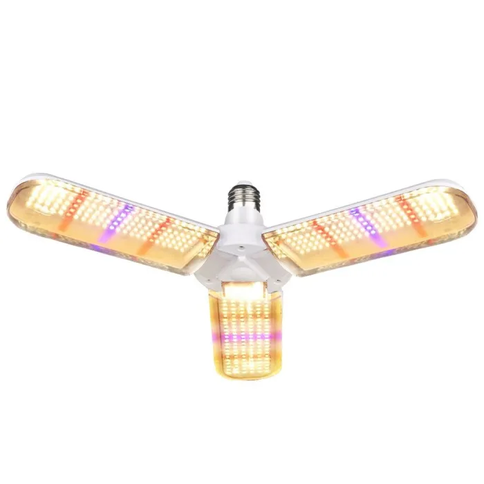 LED plant grow light - fito-lamp - full spectrum - tube - foldable - 4 pieces