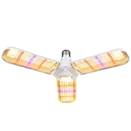 Oświetlenie LED do uprawy roślin - lampa fito - pełne spektrum - tuba - składana - 4 sztukiLampa Wzrostu