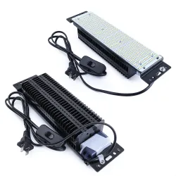 Oświetlenie LED do uprawy roślin - pełne spektrum - fito-lampa - 465 LED - 300W - 4 sztukiLampa Wzrostu