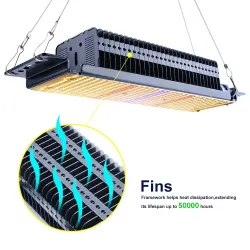 LED plantengroeilamp - full spectrum - fito-lamp - 465 LED - 300W - 4 stuksKweeklampen