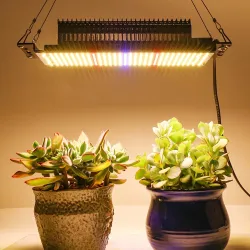 Oświetlenie LED do uprawy roślin - pełne spektrum - fito-lampa - 465 LED - 300W - 4 sztukiLampa Wzrostu
