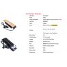 Oświetlenie LED do uprawy roślin - pełne spektrum - fito-lampa - 465 LED - 300W - 4 sztukiLampa Wzrostu