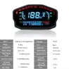 Universal motorcycle speedometer - LCD digital backlight - LED - waterproof