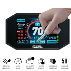 Motorcycle screen protection