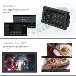 Universal car radio - touch screen - multimedia