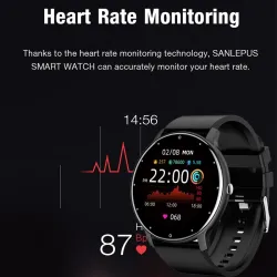 Smart watch for men - touch screen - waterproof - bluetooth