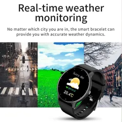 Smart watch for men - touch screen - waterproof - bluetooth