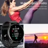 Smart watch for men - touch screen - waterproof - bluetooth