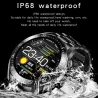 Luksusowy Smart Watch - pulsometr - ciśnienie krwi - wodoodporny - iOS AndroidInteligentne zużycie
