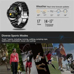 Luksusowy Smart Watch - pulsometr - ciśnienie krwi - wodoodporny - iOS AndroidInteligentne zużycie