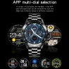 Luksusowy Smart Watch - pulsometr - ciśnienie krwi - wodoodporny - iOS AndroidInteligentne zużycie