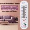 Termometr wiszący ścienny - miernik temperatury / wilgotności - wewnętrzny / zewnętrzny - 23cmTermometry