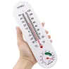 Termometr wiszący ścienny - miernik temperatury / wilgotności - wewnętrzny / zewnętrzny - 23cmTermometry