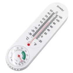 Termometr wiszący ścienny - miernik temperatury / wilgotności - wewnętrzny / zewnętrzny - 23cmTermometry