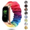 Ersatzband - elastisches Scrunchies-Armband - für Xiaomi Mi Band 3 / 4 / 5 / 6