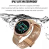LIGE - Smart Watch - kolorowy ekran - pełny dotyk - fitness tracker - ciśnienie krwi - wodoodporny - unisexInteligentne zużycie