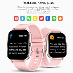LIGE - Smart Watch - Full-Touchscreen - Herzfrequenz- / Schlafmonitor - IP67 wasserdicht