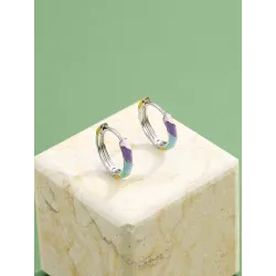 AretesColourful earrings for women sterling silver - valentines day gift