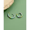 AretesColourful earrings for women sterling silver - valentines day gift